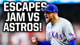 Nathan Eovaldi escapes jam vs Astros a breakdown [upl. by Abbub366]