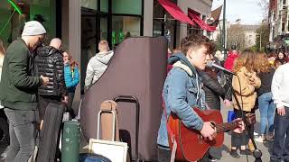 Padraig Cahill Live Cover of Perfect on Grafton Street [upl. by Ahseem]