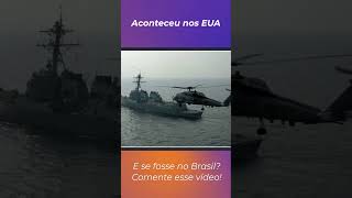 CMT de navio de guerra erra mira de fuzil e é rebaixado e se fosse no Brasil [upl. by Lahey789]