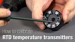 How to calibrate RTD temperature transmitters  Beamex [upl. by Yelsnya]