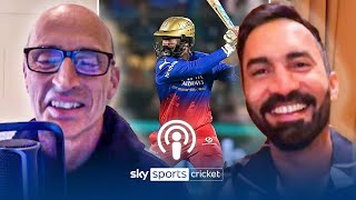 Indias Dinesh Karthik joins Nasser Hussain and Michael Atherton on the Sky Cricket Vodcast ✨ [upl. by Terriss]