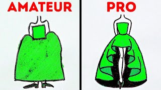 23 ASTUCES DE DESSINS FACILES POUR LES DÉBUTANTS [upl. by Poland]