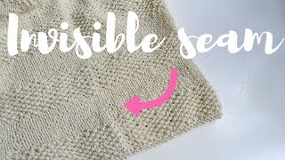 Mattress stitch tutorial sew seams in knitting [upl. by Elyak]