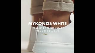 Tênis Branco em Couro Mykonos White 30 [upl. by Bonnell95]