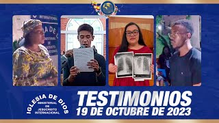 Testimonios 19 de octubre de 2023  Iglesia de Dios Ministerial de Jesucristo Internacional [upl. by Ettenhoj]