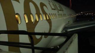 boarding emirates 777300er HD [upl. by Ssur]