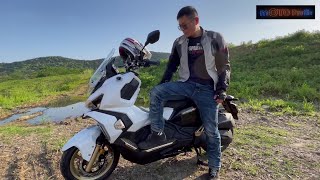 Test Drive SYM Husky 150 ADV AMAZING Scooter [upl. by Kcerred232]