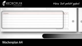 Kalendereinlagen Chronoplan A4 Jahr 2016 50706 [upl. by Seraphina]