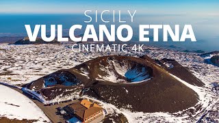 Vulcano ETNA dallalto  CINEMATIC 4K  ITALY sicilia djimini2 [upl. by Laresa757]