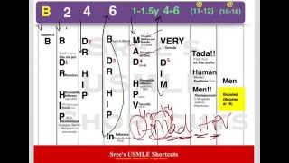 USMLE Shortcuts Easy Immunization scheduleFor US only [upl. by Ekud]