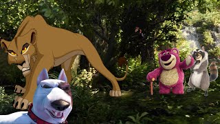 Zira And Scud Vs Lotso And Raccoon [upl. by Etteloiv]