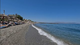 Agia Marina Beach Walk Part 1 Crete Greece 15072024 [upl. by At]