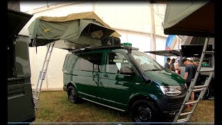 Volkswagen VW T6 Rockton 4 Motion Roof Top Tent Camper Van by WT Offroad walkaround  interior K0407 [upl. by Rhea798]