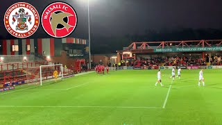 ACCRINGTON STANLEY VS WALSALL VLOG EMBARRASSING FROM START TO FINISH [upl. by Lafleur]