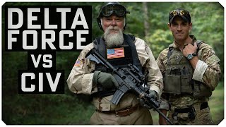 Retro Rifle vs Modern Carbine  Former Delta Operator Kyle Lamb w Colt 723 vs Civilian w AR15 [upl. by Airal]