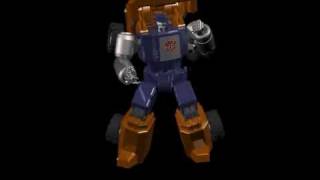 Transformers G1 Huffer 3d animaiton [upl. by Ialda571]