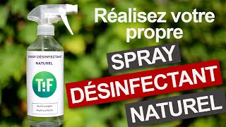 Réalisez votre propre spray désinfectant naturel   Astuce économique et écologique [upl. by Attenehs]