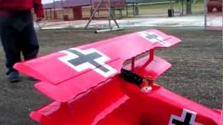 HobbyKing Fokker Triplane Maiden and More EPO [upl. by Ennaej377]