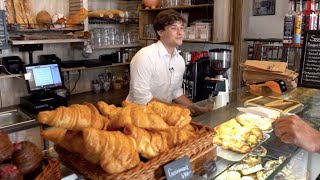 1 Français pour débutants  À la boulangerie  Dialogue en français [upl. by Nelleeus]