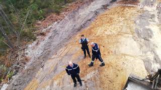 ZAD de casteljaloux le lundi 27 mai blocage du chantier vidéo 2 [upl. by Noskcaj]