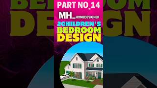 Two children bedroom design  youtube youtubeshorts viral viralvideo [upl. by Adnohsad743]