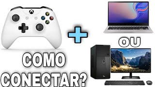 Como conectar controle de Xbox no PC ou Notebook [upl. by Starr]