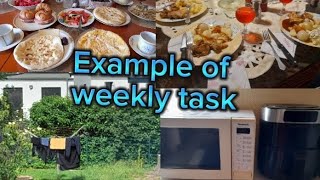 Example of weekly task saturday amp sunday routine healthy Dinner Arifa from Germany Vlog [upl. by Goat153]