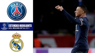 PSG vs Real Madrid Extended Highlights  Round of 16  Leg 1  CBS Sports Golazo [upl. by Haroun]