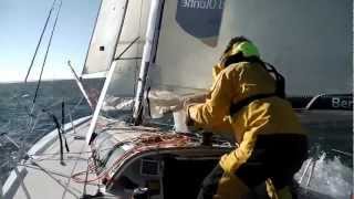 winter training for the mini transat 2013 on the proto 667ENV01 [upl. by Glennie]