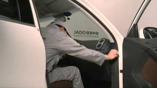 JADO D600S HD Car dash camera installation ways with car charger and AV line in hidden way [upl. by Arved784]