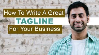 How to write a great tagline [upl. by Linis699]