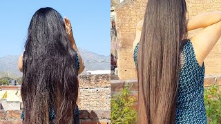 Hair before and after this hair dip  hair smoothing treatment at home [upl. by Dustie]