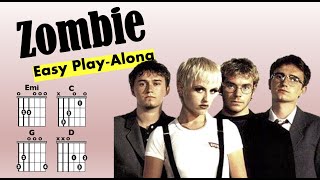 Zombie The Cranberries Chord and Lyric PlayAlong [upl. by Neau944]