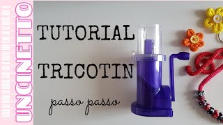 COME SI USA il TRICOTIN  3 IDEE CREATIVE da indossare  Tricotin tutorial italiano 1 [upl. by Godiva]