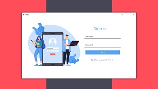 How To Create Login Form for Apps Using Python  Tkinter Project part1 [upl. by Corie]