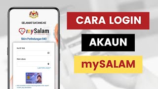 Cara Login Atau Log Masuk mySalam Bagi Yang Terlupa Kata Laluan Atau Tukar Nombor Telefon Tak Aktif [upl. by Odnanref656]