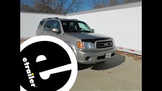 etrailer  How to Install Curt Trailer Hitch Receiver on your 2001 Toyota Sequoia [upl. by Eirrod]