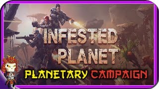 INFESTED PLANET  Planetary Campaign  Top Down SciFI RTS Game [upl. by Norrek890]