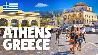 Athens Greece — Walking Tour 4K 🇬🇷 [upl. by Odlavu898]