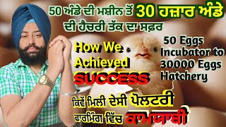 50 Egg Ki Hatching Machine Se 30000 Eggs ke Incubator Tak  How We Achieved Success in Desi Poultry [upl. by Dranyam]