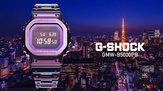 New GShock GMWB5000PB6  Midnight Tokio  Official Video [upl. by Ynnad]