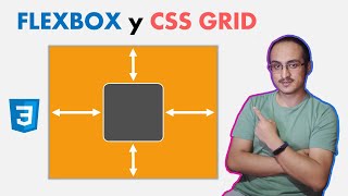 Como centrar un div con FLEXBOX y CSS GRID [upl. by Gabler]