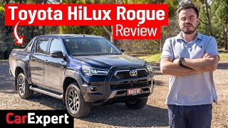 2021 Toyota HiLux Rogue review The 70k ute with carpet in the tray [upl. by Zacharias]