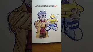 we call him demon art drawing sketch fyp gravityfalls billcipher [upl. by Carny]