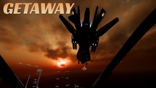 Star Citizen  GETAWAY Group Lowfly 4K Tobii 5 [upl. by Ettenim]