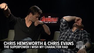 Chris Hemsworth amp Chris Evans  Avengers Endgame Throwback Interview  Extra Butter [upl. by Finzer796]