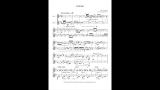 Kalinka Violin Duet [upl. by Asserac]