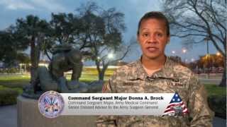 Army Customs Courtesies and Traditions by CSM Donna Brock [upl. by Ailuj87]