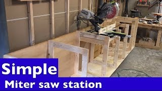 12ft Miter saw stationpart 1 [upl. by Ahsael]