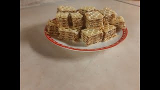 Čokoladne napolitanke z smetano in lešniki Oblatne sa čokoladom wafer with chocolade [upl. by Tebzil]